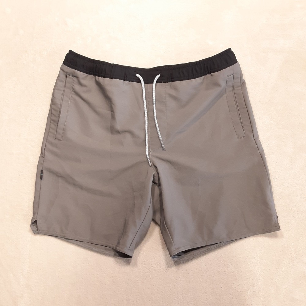 Stance Mens Complex Athletic Shorts Medium Charcoal Gray 7" Inseam